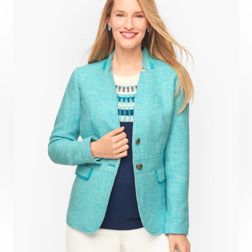 Talbots Classic Shetland Blazer size 16